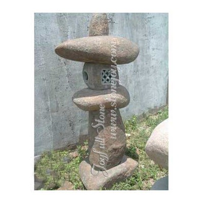 River Stone Pagoda Lanterns