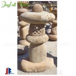 River Stone Pagoda Lanterns