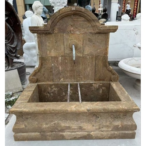 Antique garden stone fountain archaized marble fountain