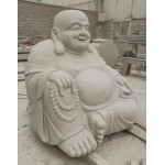 Customized Grey Granite Happy Buddha
