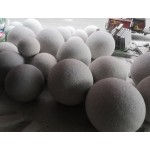 Bush-Hammered Granite Spheres Timeless Landscaping