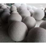 Bush-Hammered Granite Spheres Timeless Landscaping