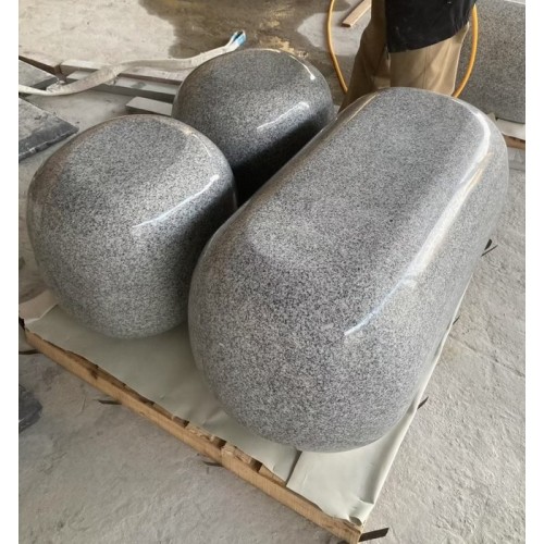Modern Outdoor Stone Furniture Polished granite seat