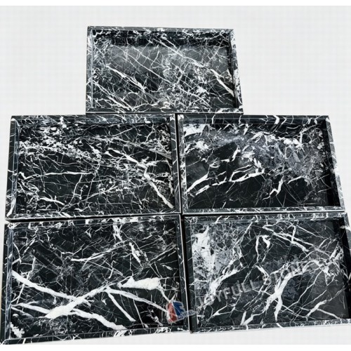 Nero Marquina Marble Trays