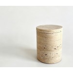 Natural Marble Candle Jars with Lid