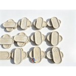 Home Decorative Modern Green Square Marble Serving Tray