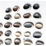 River stone bowls and trays safety for food
