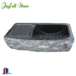 SK-032, lavabo de piedra negro