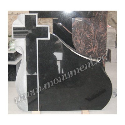 MU-802, Cross style granite headstone