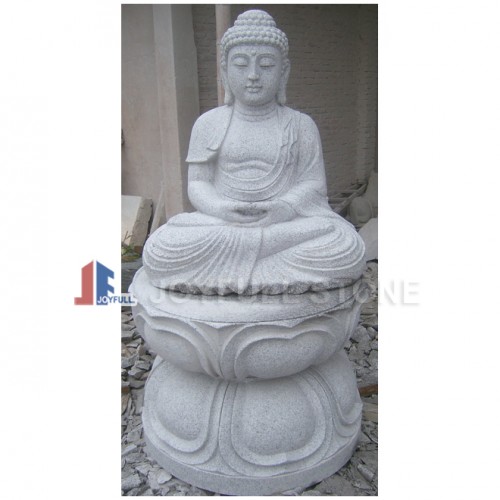 KF-244-3, гранит, сидя статуя Будды