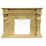 FG-044, White Marble Fireplace