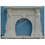 FS-853, Lion Head Fireplace Mantel