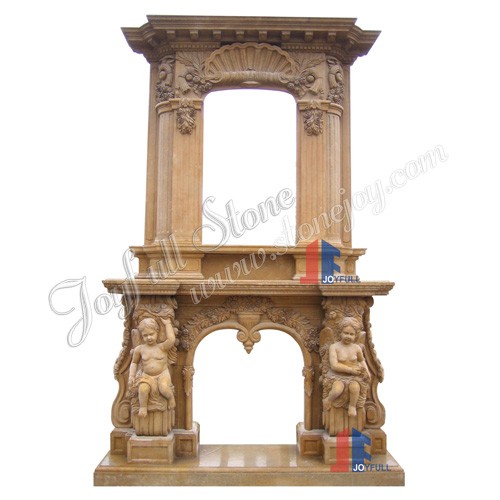 FO-007, Overmantel esculpido chimeneas