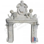 FO-106, Overmantel Carved Fireplace Mantels