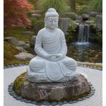 KF-254, Granite Sitting Buddha Statue