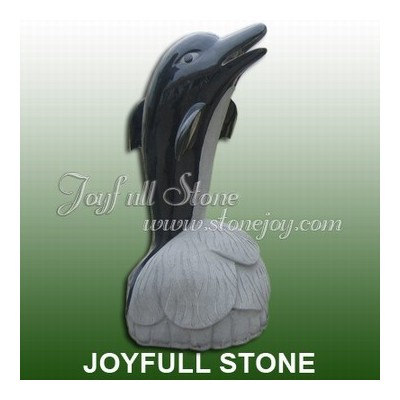 KY-004, Black stone dolphin statue