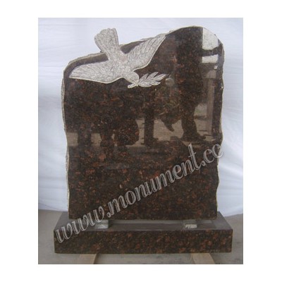 MU-486, Tan Brown Granite headstones