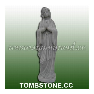 MS-364, Marble Mary Praying Statue