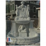 GFP-028, Marble wall fountain with statues