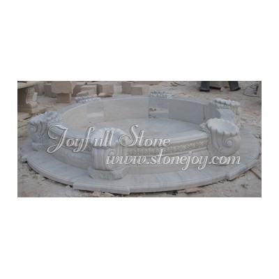 GFP-150, White marble pool surround