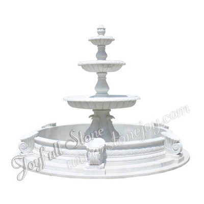 GFP-215, White marble fountain