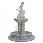 GFP-088, Carved white marble fountain