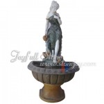 GFS-024, Marble fountain with lady sculpture
