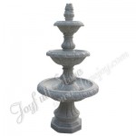 GF-113, Carved grey granite fountain