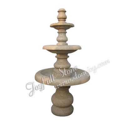 GFT-112, Polished yellow granite fountain