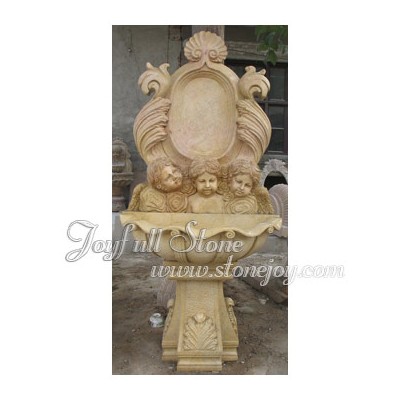 GFW-259, Yellow marble wall fountain