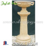 GPP-133, Yellow marble vase + pedestal column