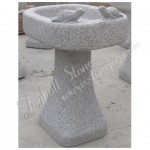 GBB-008, Grey granite birdbath