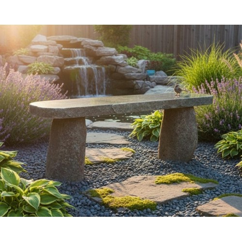 GT-091, Natural stone bench