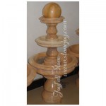 GFB-034. Sunset Red Marble ball fountain