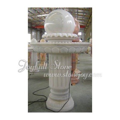 GFB-107, Crystal white stone fortune ball fountain