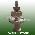 GF-166-1, Yellow granite fountain with lion heads