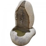 GFN-063, Natural stone fountain with fish element