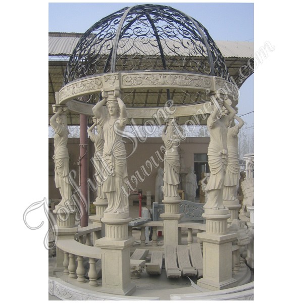 GN-436, Handcarved Marble Gazebos