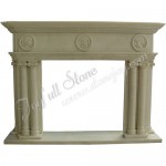 FC-248, Antique Style Fireplace with Roman column