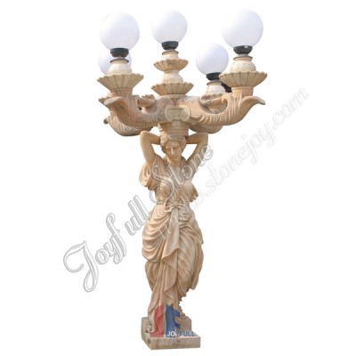 KLB-512, Large Garden Lady Sculpture Lamp