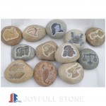 12 constellations, river stone crafts
