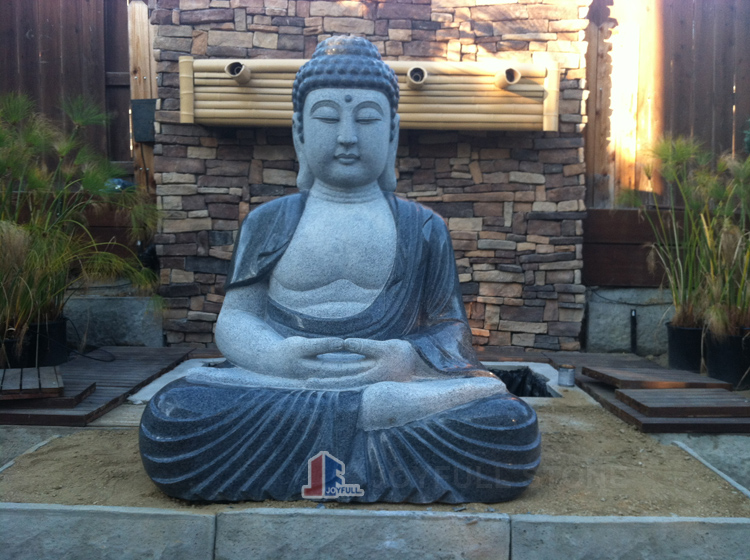 Granite buddha statue